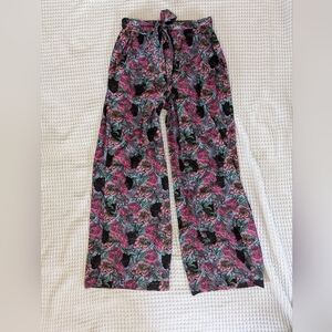Wide Leg Flowy Panther Pants